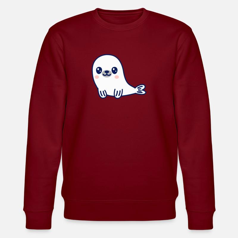 Robbe - Stanley/Stella Unisex Bio-Sweatshirt CHANGER  - Burgunderrot