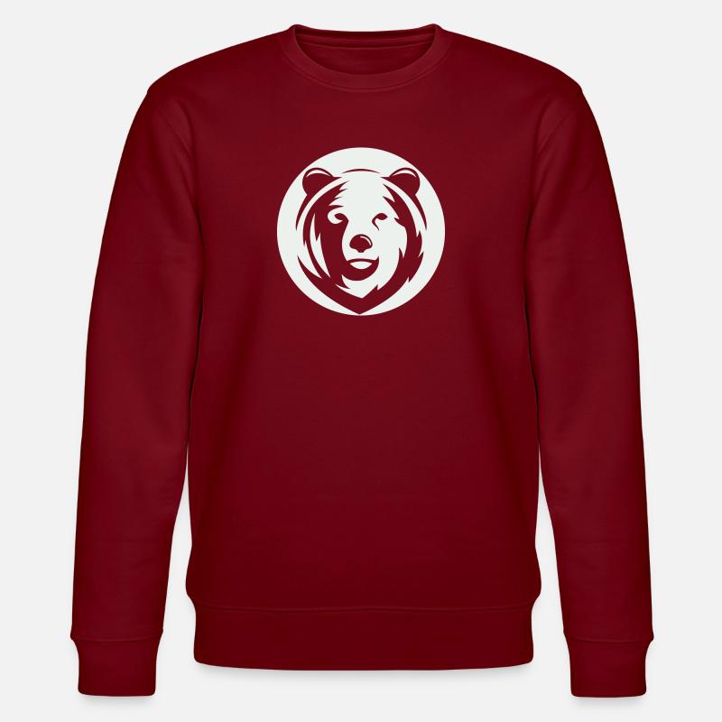 ours - Sweat bio CHANGER Stanley/Stella Unisexe - bordeaux
