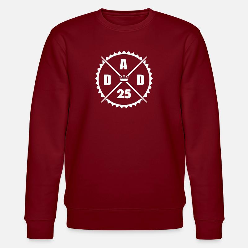 Papa 25 - Sweat bio CHANGER Stanley/Stella Unisexe - bordeaux