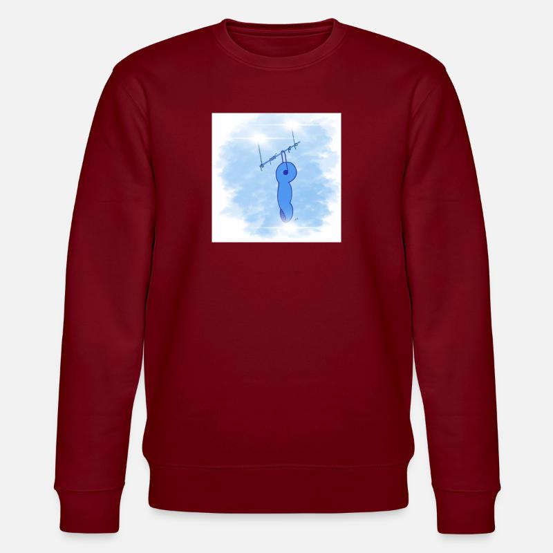 Doigt céleste - Sweat bio CHANGER Stanley/Stella Unisexe - bordeaux