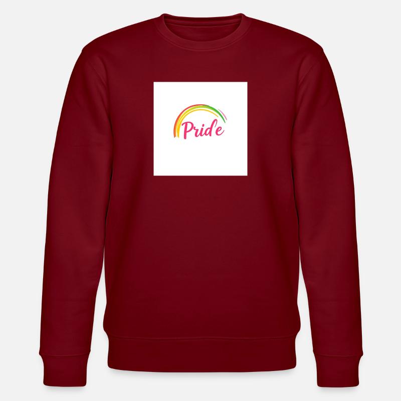 Pride - Stanley/Stella Unisex Bio-Sweatshirt CHANGER  - Burgunderrot