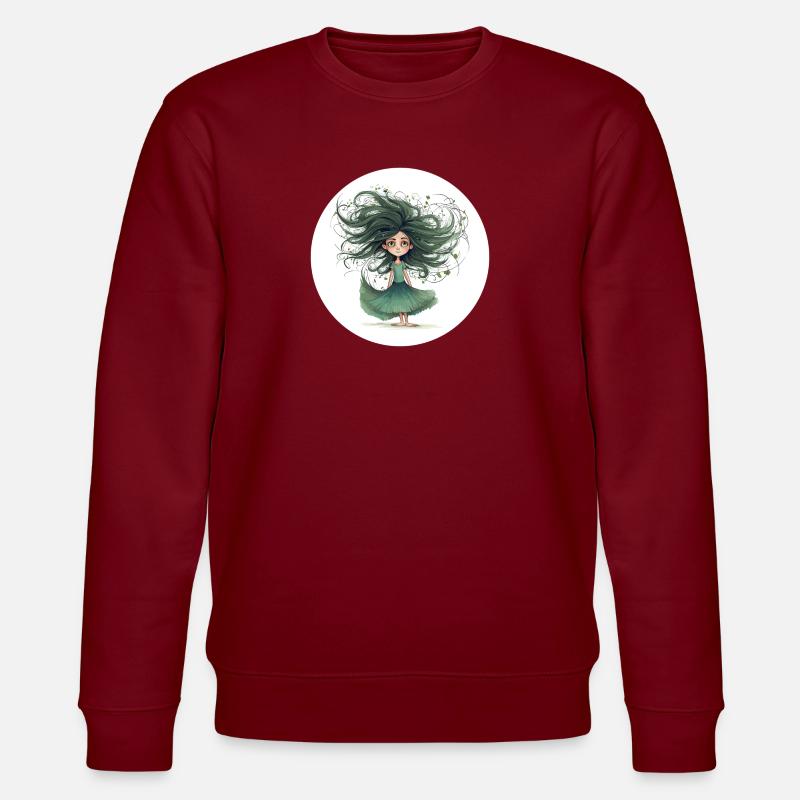 Waldfee - Stanley/Stella Unisex Bio-Sweatshirt CHANGER  - Burgunderrot