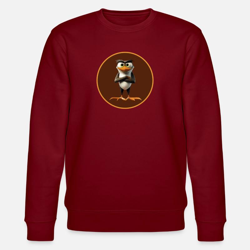 Frosch - Stanley/Stella Unisex Bio-Sweatshirt CHANGER  - Burgunderrot