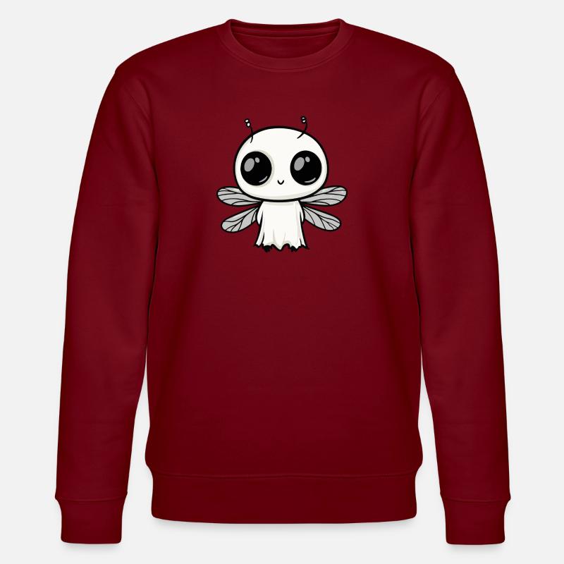 Libelle Halloween Lustig Geist - Stanley/Stella Unisex Bio-Sweatshirt CHANGER  - Burgunderrot