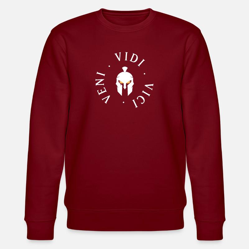 Logo - Veni Vidi Vici - Sweat bio CHANGER Stanley/Stella Unisexe - bordeaux