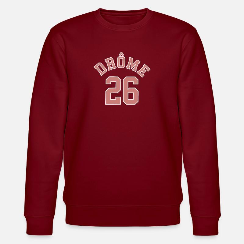 Drôme 26 - Sweat bio CHANGER Stanley/Stella Unisexe - bordeaux