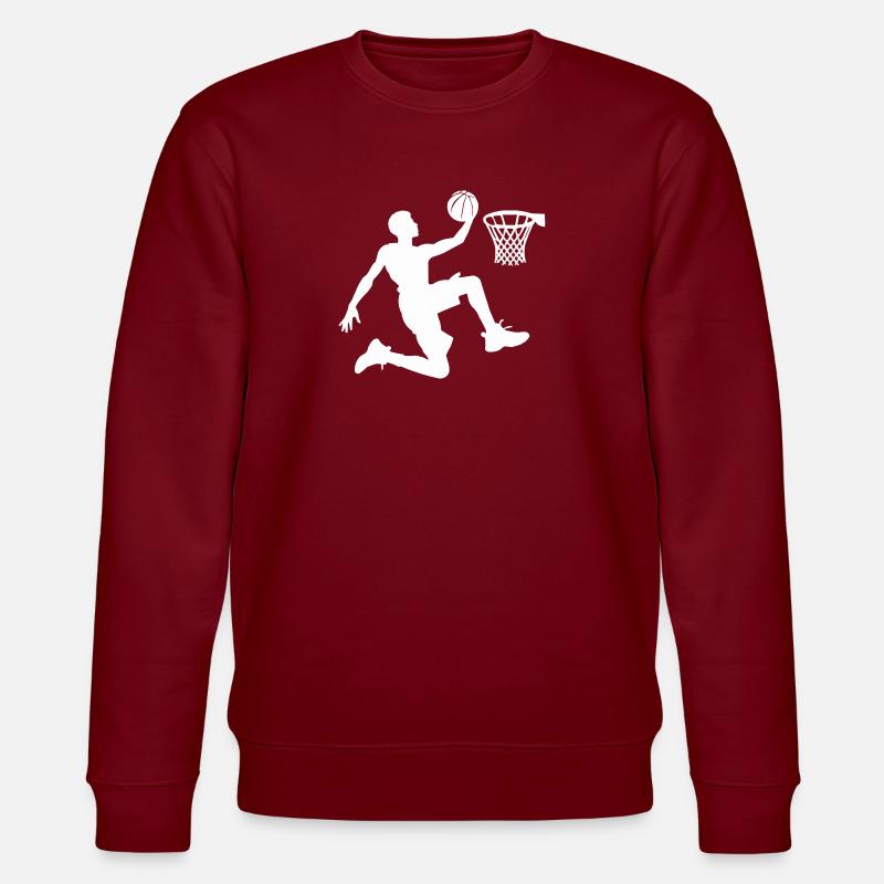 Basketteur - Sweat bio CHANGER Stanley/Stella Unisexe - bordeaux