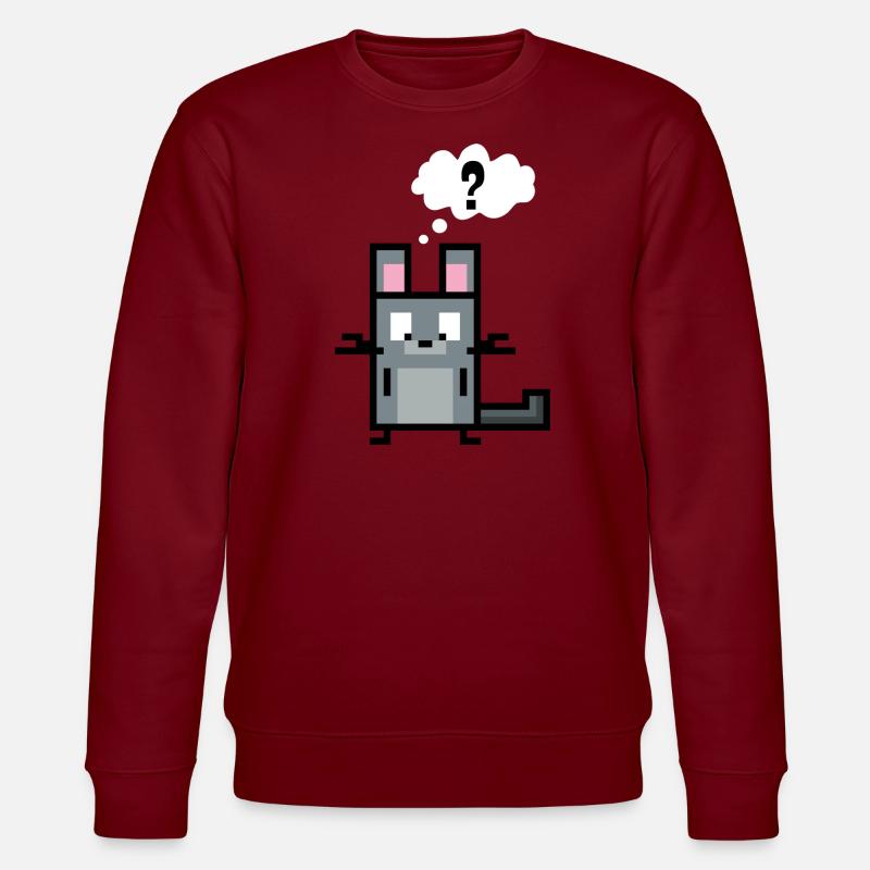 Chinchilla a une question - Sweat bio CHANGER Stanley/Stella Unisexe - bordeaux
