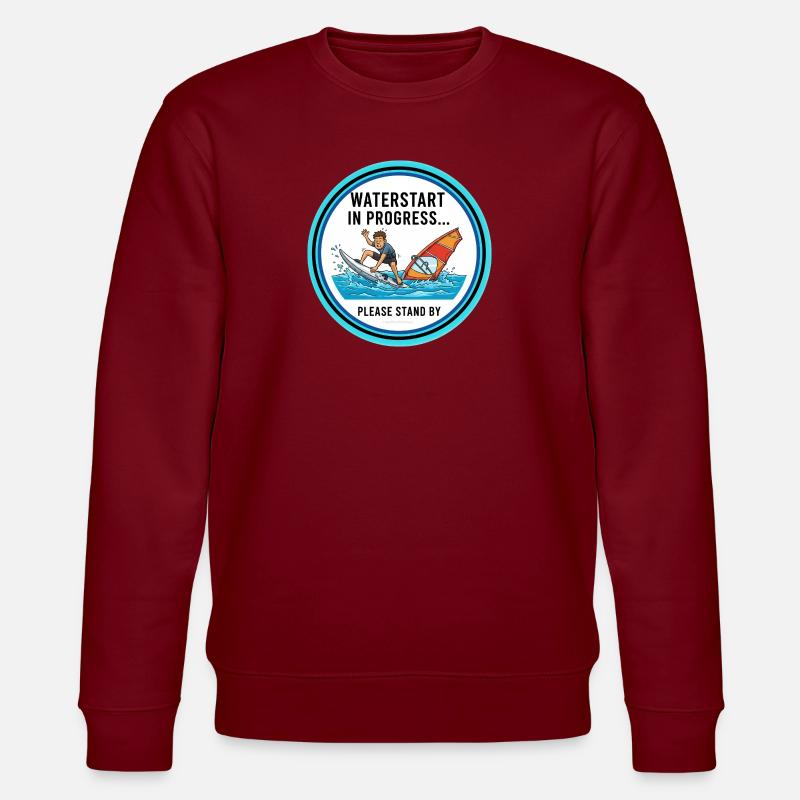 1_5 - Stanley/Stella Unisex Bio-Sweatshirt CHANGER  - Burgunderrot