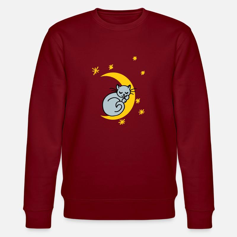 Mondkatze - Sweat bio CHANGER Stanley/Stella Unisexe - bordeaux
