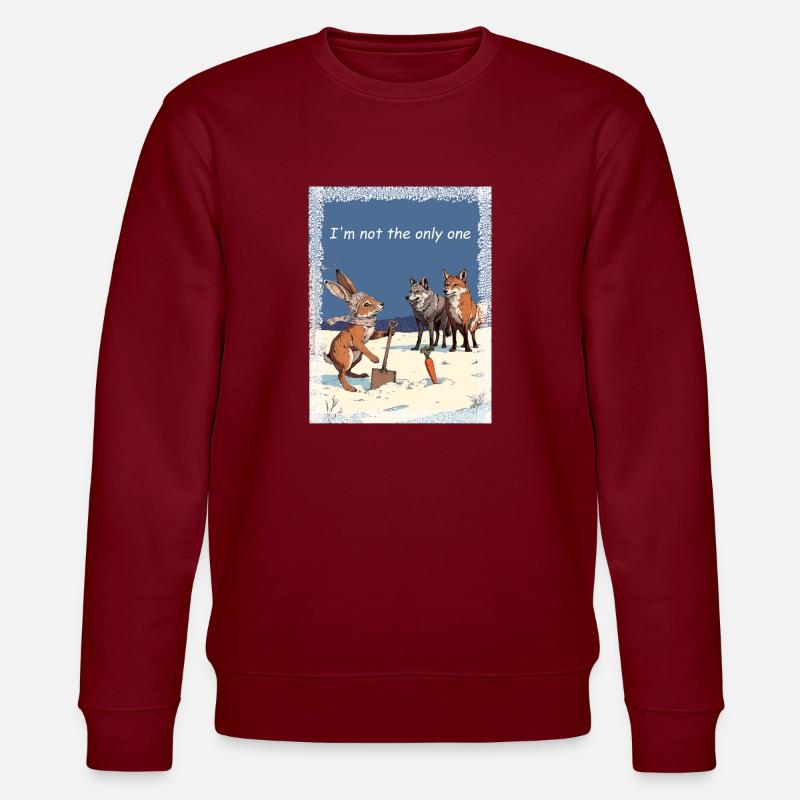 Prüfung des Schicksals - Stanley/Stella Unisex Bio-Sweatshirt CHANGER  - Burgunderrot