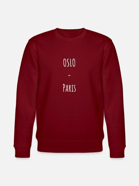 D’Oslo à Paris - Sweat bio CHANGER Stanley/Stella Unisexe - bordeaux