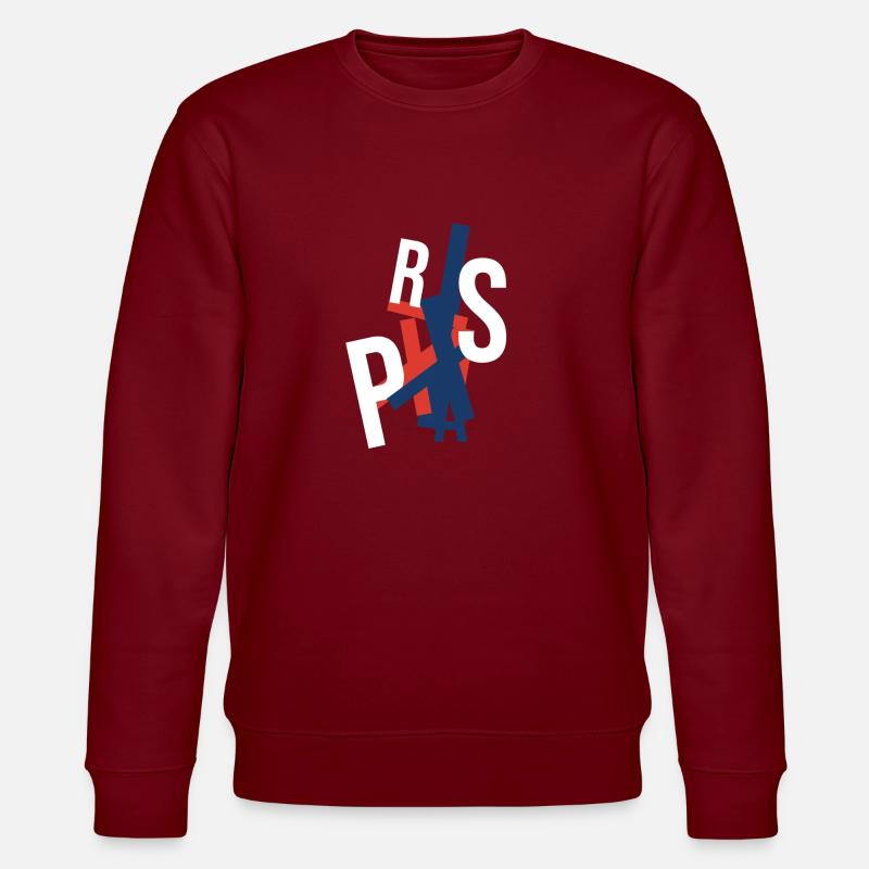 Paris Kindergeschenk Paris - Stanley/Stella Unisex Bio-Sweatshirt CHANGER  - Burgunderrot
