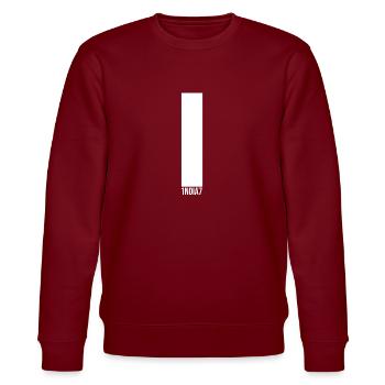 1NOIA7 Designer - Stanley/Stella CHANGER Unisex Organic Sweatshirt - burgundy - Front - Nik (191cm) & Marisol (170cm)