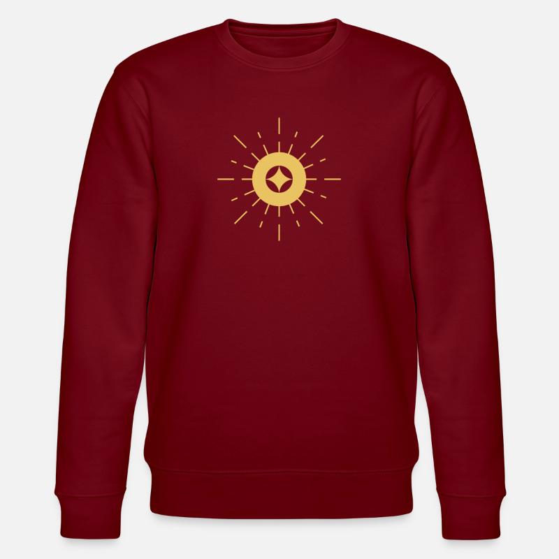 OjO - Stanley/Stella Unisex Bio-Sweatshirt CHANGER  - Burgunderrot
