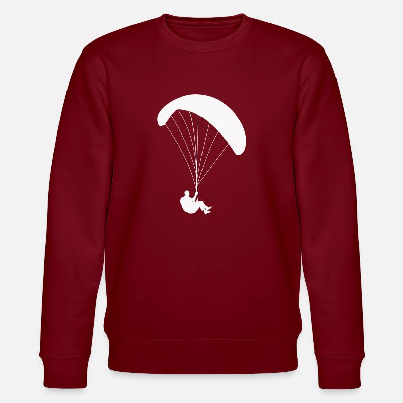 Parapentes Parachutistes - Sweat bio CHANGER Stanley/Stella Unisexe - bordeaux
