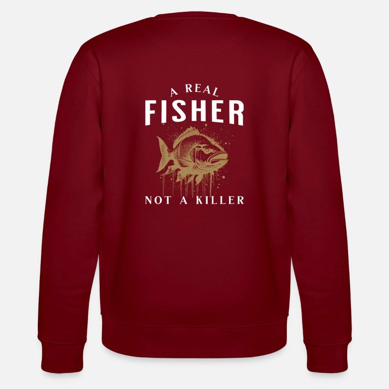 Fischer - Stanley/Stella Unisex Bio-Sweatshirt CHANGER  - Burgunderrot