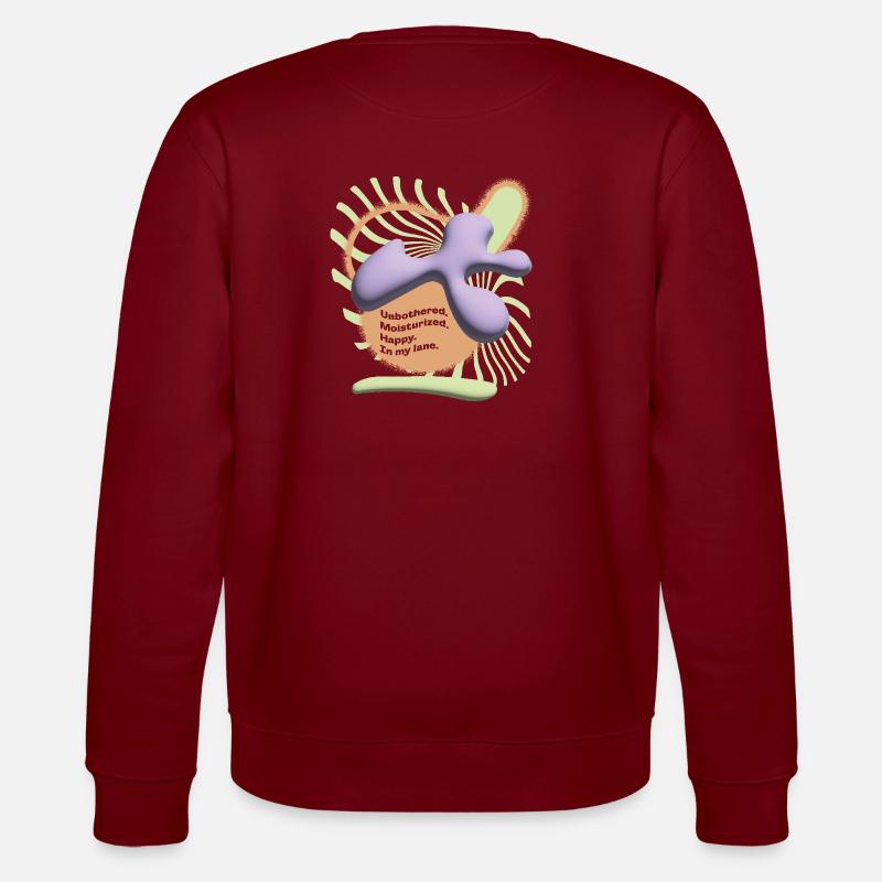T-shirt 3D Bubble Statement - Sweat bio CHANGER Stanley/Stella Unisexe - bordeaux