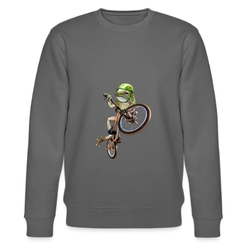 Grenouille BMX : Le Rider des Marais - Sweat bio CHANGER Stanley/Stella Unisexe