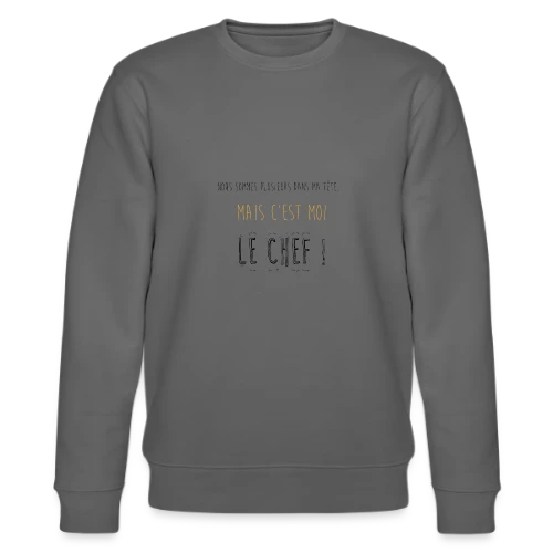 Le Chef dans Ma Tête - Sweat bio CHANGER Stanley/Stella Unisexe
