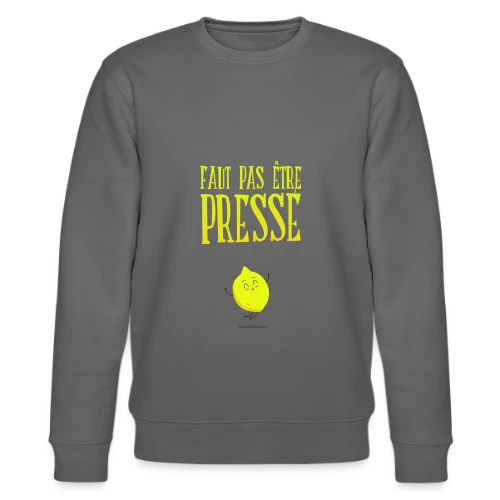 T-shirt Pas Pressé : L'Art de Prendre Son Temps - Sweat bio CHANGER Stanley/Stella Unisexe