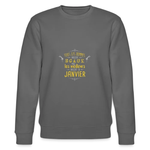 T-Shirt Homme 'Les Légendes Naissent en Janvier' - Sweat bio CHANGER Stanley/Stella Unisexe