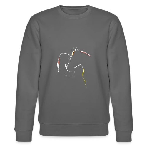 Silhouette Cavalière Abstraite - Sweat bio CHANGER Stanley/Stella Unisexe