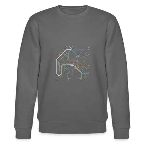 Plan Métro Paris Coloré - Sweat bio CHANGER Stanley/Stella Unisexe