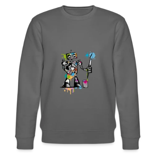 Le Robot Artiste au Pinceau - Sweat bio CHANGER Stanley/Stella Unisexe