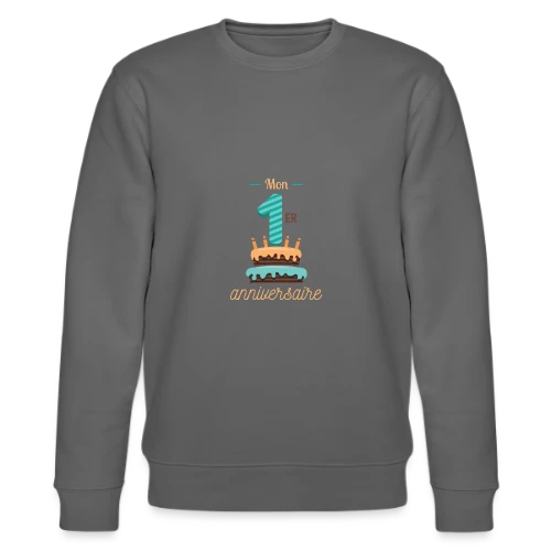 T-shirt Mon Premier Anniversaire Garçon - Sweat bio CHANGER Stanley/Stella Unisexe