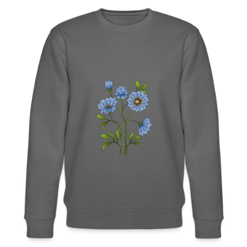 Éclat Floral Bleu - Sweat bio CHANGER Stanley/Stella Unisexe