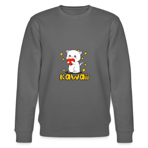 Chat Kawaii Cœur Scintillant - Sweat bio CHANGER Stanley/Stella Unisexe