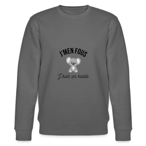T-shirt "J'm'en Fous, J'suis un Koala" - Humour Décontracté - Sweat bio CHANGER Stanley/Stella Unisexe