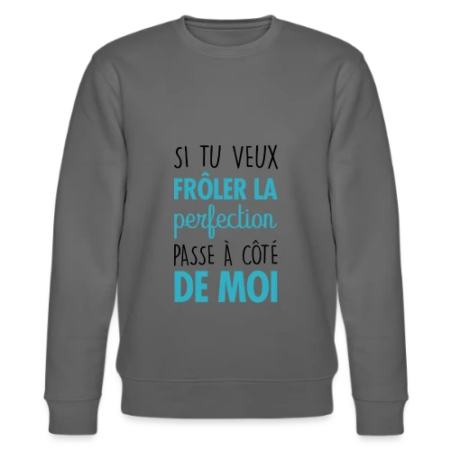Si tu veux frôler la perfection, passe à côté de moi - Sweat bio CHANGER Stanley/Stella Unisexe