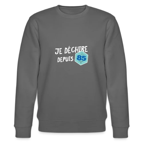 T-shirt Je déchire depuis 85 - Style Vignette Auto Rétro Vintage - Sweat bio CHANGER Stanley/Stella Unisexe
