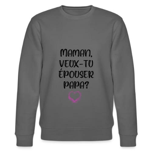 Demande en Mariage Enfant - Sweat bio CHANGER Stanley/Stella Unisexe