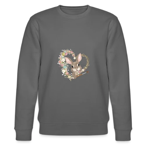 Lapin de Pâques Artiste : Cœur d'Œufs Pastel - Sweat bio CHANGER Stanley/Stella Unisexe