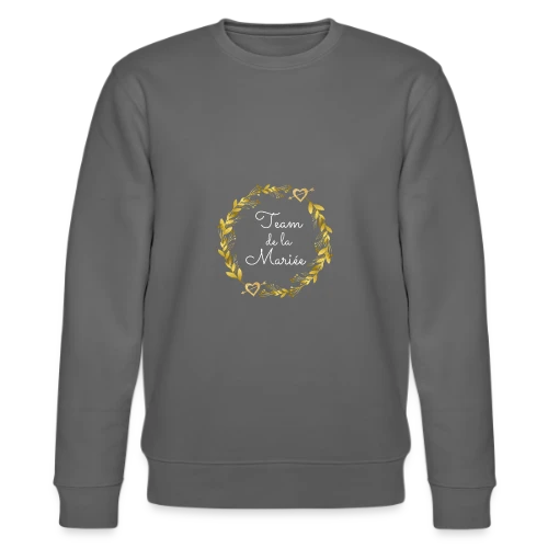 Team de la Mariée EVJF : T-shirt Couronne de Fleurs pour Enterrement de Vie de Jeune Fille - Sweat bio CHANGER Stanley/Stella Unisexe