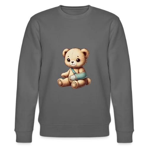 Teddy Réconfortant Plâtré : L'Ours Symbole de Courage et d'Amour - Sweat bio CHANGER Stanley/Stella Unisexe