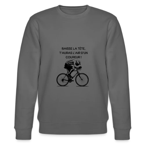 Cyclisme Humour - Design Minimaliste Vélo - Sweat bio CHANGER Stanley/Stella Unisexe