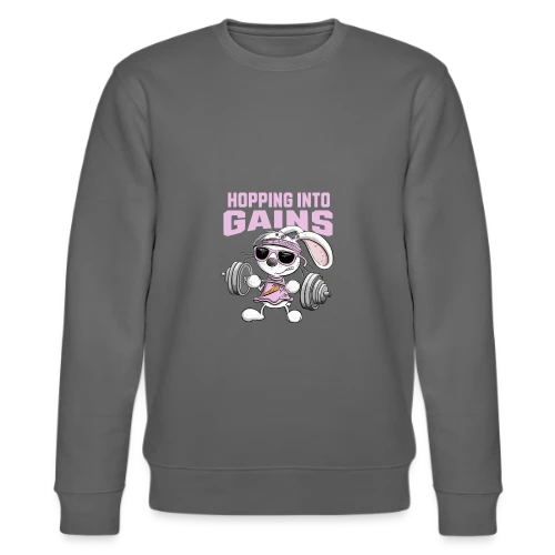 Lapin Musculation - Puissance Carottes - Sweat bio CHANGER Stanley/Stella Unisexe
