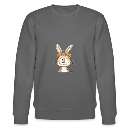 Lapin Rigolo Couronne Fleurs - Sweat bio CHANGER Stanley/Stella Unisexe