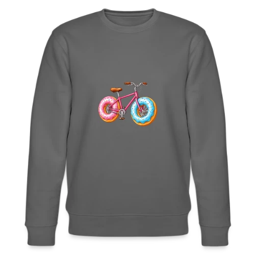 T-shirt Cycliste Gourmand : Donut & Vélo Humoristique - Sweat bio CHANGER Stanley/Stella Unisexe