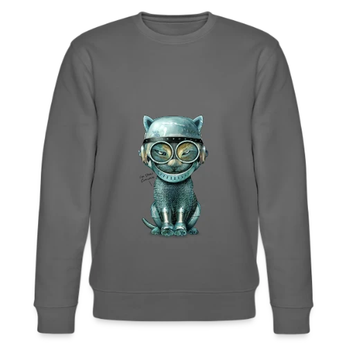 Chat Malin : Curiosité Féline - Sweat bio CHANGER Stanley/Stella Unisexe