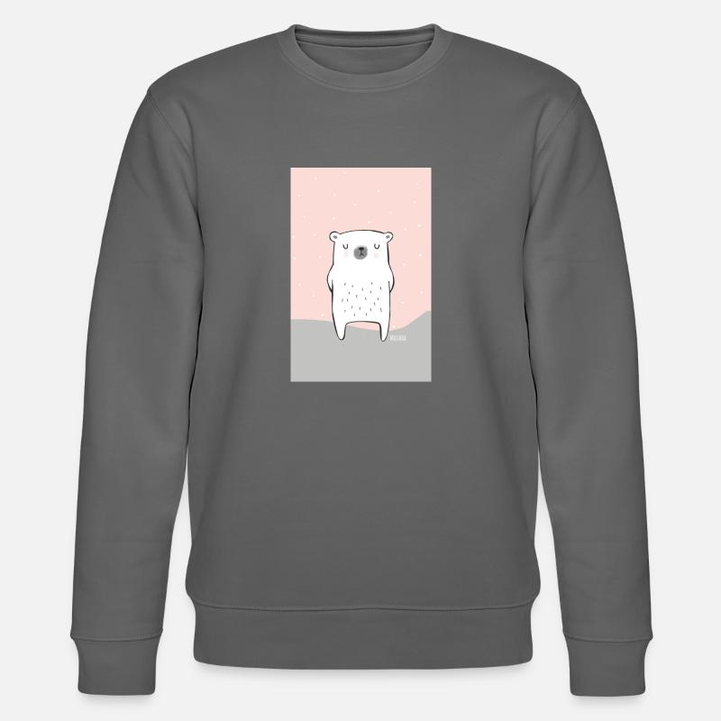 Eisbären Untersetzer - Stanley/Stella Unisex Bio-Sweatshirt CHANGER  - Anthrazit