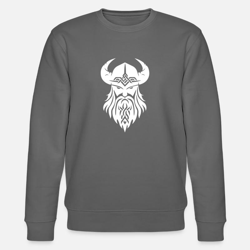 Wikinger Kopf - Stanley/Stella Unisex Bio-Sweatshirt CHANGER  - Anthrazit