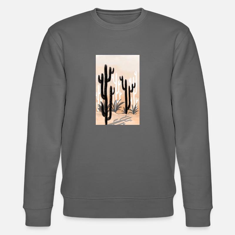 Kaktus 3 - Stanley/Stella Unisex Bio-Sweatshirt CHANGER  - Anthrazit