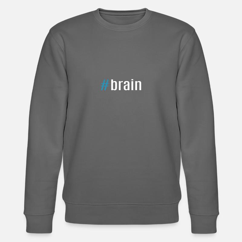 Brain - Stanley/Stella Unisex Bio-Sweatshirt CHANGER  - Anthrazit