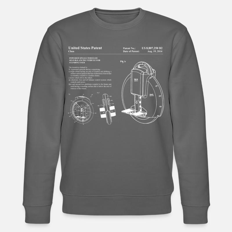 Solowheel Patent - Stanley/Stella Unisex Bio-Sweatshirt CHANGER  - Anthrazit