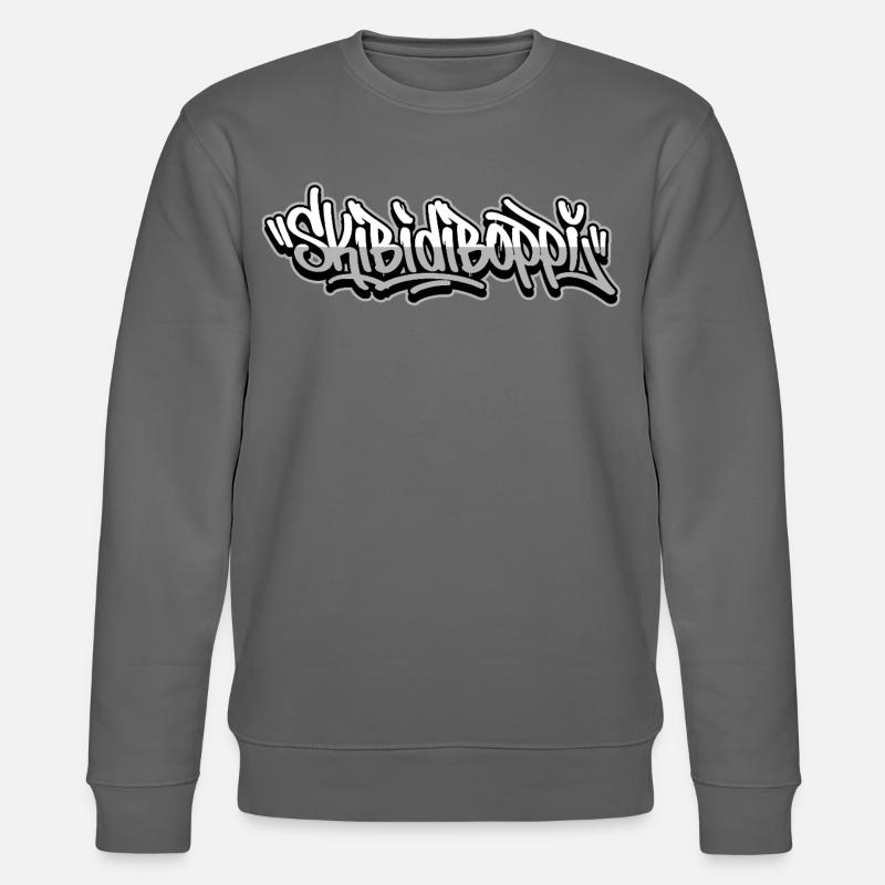 Scripts de graffiti Skibidiboppi - Sweat bio CHANGER Stanley/Stella Unisexe - charbon